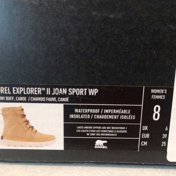 NWT Sorel explorer Joan II Woman's 8 Sport - Picture 6 of 11